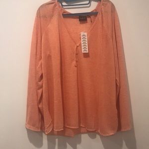 Out from under the Blair’s Henley top